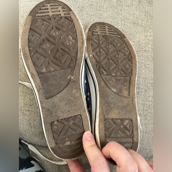 CONVERSE All-Stars Lo-Top Madison Polka Dot Sneakers Size 2 - Picture 7 of 7